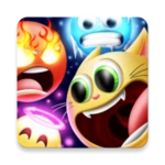 emoji up: emoji maker sticker android application logo